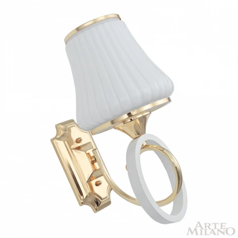 Бра Arte Milano Florentia-2387 302387/1W Wh/Gd (220V)