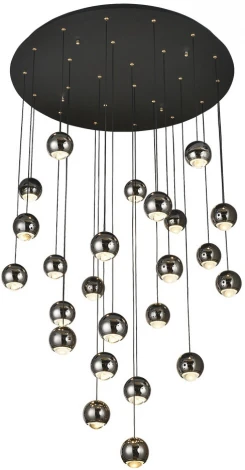 Потолочная люстра Lumien Hall Danay LH8027/24P-BK-PBK