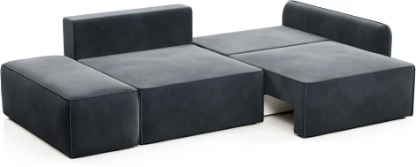 ПОРТЛЕНД  Диван прямой с банкеткой серый D1 furniture арт.AAA41669004