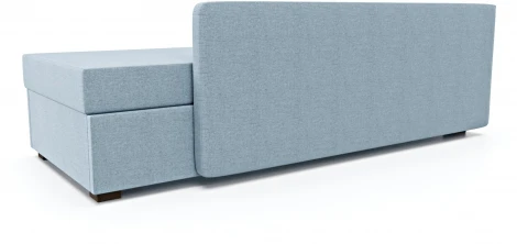 Диван-кровать Arsko Велес Угол левый рогожка голубая