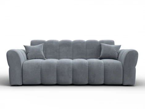 Диван-книжка Лига-111 (ДСП,ЛДСП,Велюр/Серый) Лига Диванов 136694