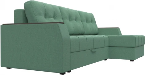 Диван угловой Эмир БС правый угол (Зеленый/Рогожка) Лига Диванов арт.123555