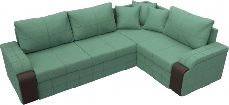 Диван угловой Николь правый угол Лига Диванов (Рогожка) арт.126002