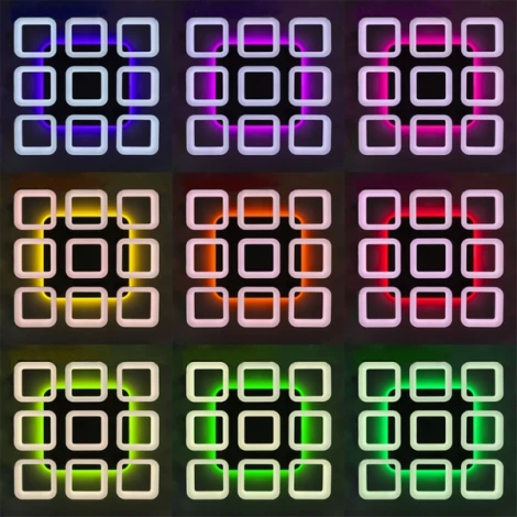 Потолочная люстра RGB Citilux Паркер Смарт CL225A290E (LED, 220V, умный дом - Алиса, Маруся, Сири)