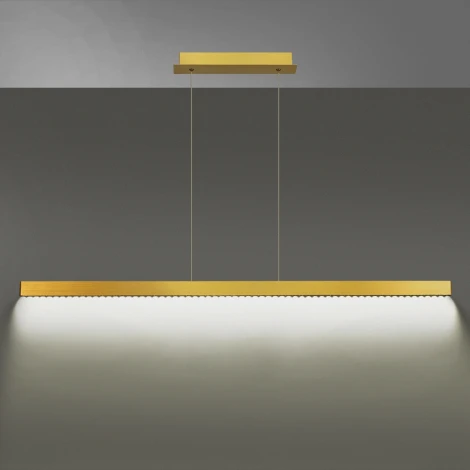 Подвесной светильник Odeon Light Beveren 7007/38L брашированная бронза/металл/акрил IP20 LED 38W 3000K (220V, на тросе)