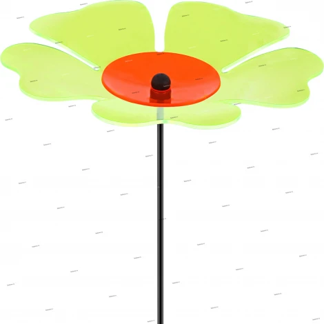 Садовая фигура грунтовая Globo Flower, зеленый