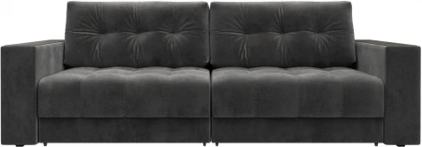 Диван прямой с декором Лига-049 НПБ Лига Диванов (Велюр) арт.128406