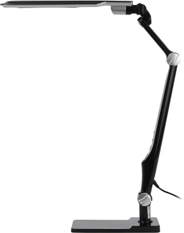 Офисная настольная лампа светодиодная на струбцине с регулировкой цветовой температуры и яркости ЭРА NLED-497-12W-BK (220V, сенсорный выключатель)