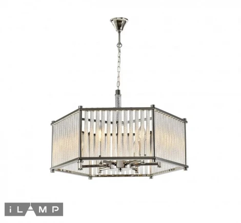 Подвесная люстра iLamp Rich P9509-6 NIC (220V, на цепи)