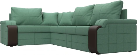 Диван угловой Николь левый угол Лига Диванов (Рогожка) арт.126002L