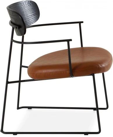 Обеденный стул Arise ОГОГО Обстановочка! (Экокожа/Коричневый,Черный) арт.931758