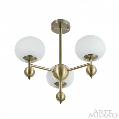 Потолочная люстра на штанге Arte Milano 270307/3 GD (220V, шарики)