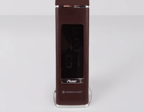 Офисная настольная лампа с будильником Ambrella Desk DE510 (LED, 220V, диммер, сенсорный выключатель)