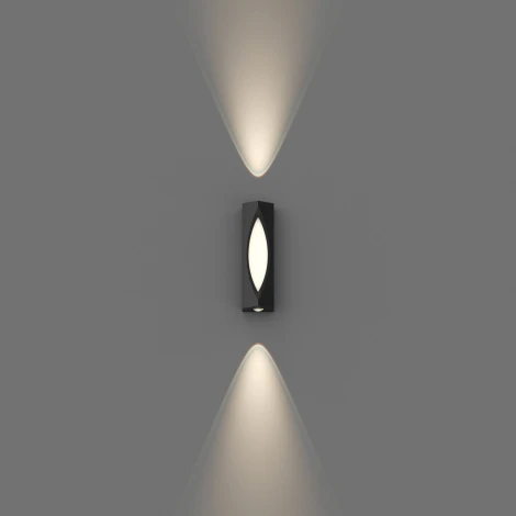 Настенный уличный светильник светодиодный Favourite Rombo 4848-2W LEDx9W 3000K IP65