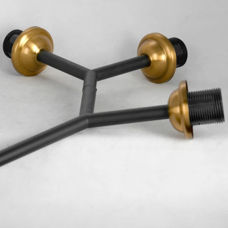 Потолочная люстра на штанге Lussole Loft Astoria LSP-8309 (220V, шарики, молекулы, IP21)