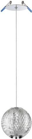 Подвесной светильник Odeon Light Crystal 5007/5LA хром/металл/акрил LED 5W 4000K 365лм (220V, на проводе, шар)