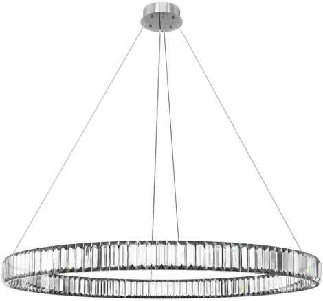 Подвесной светильник Crystal ring 10135/1000 Chrome Loft It (LED, 220V, на тросе, кольцо)