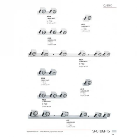 Спот Nowodvorski Cuboid 6523 (220V, куб)