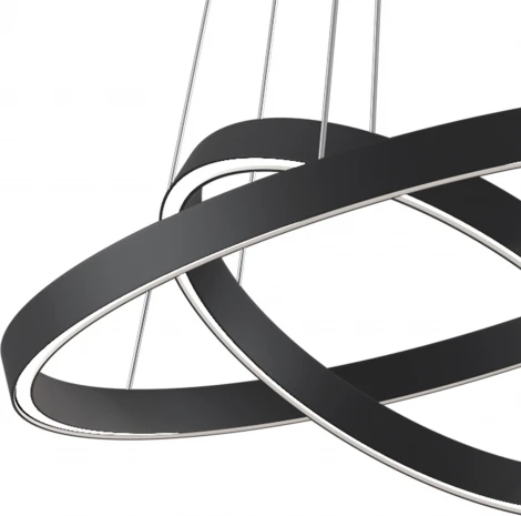 Подвесной светильник Maytoni Rim MOD058PL-L55BK (LED, 220V, на тросе)