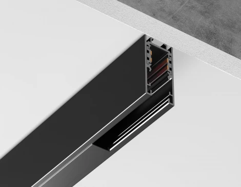 Шинопровод магнитный накладной/подвесной Magnetic standard 48V 2м 10mm Ambrella Track System GL1915