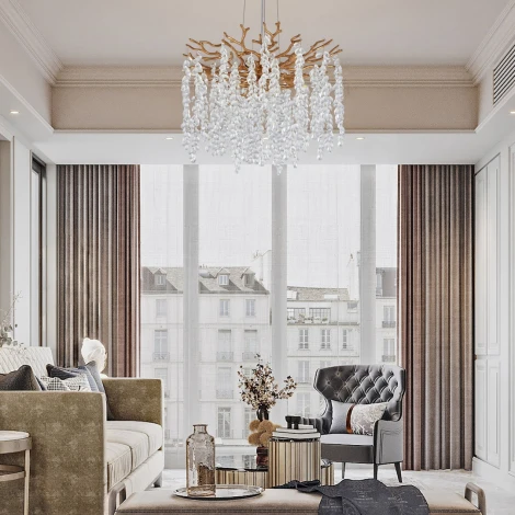 Подвесная люстра Arte Milano Milano-1 23110.460.6.G9.D IB (220V, на тросе)