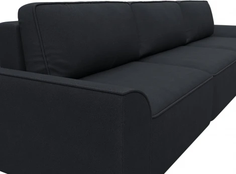 Диван прямой Лига-048 НПБ Лонг Лига Диванов (Замша) арт.128259