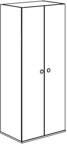 Шкаф Yummy двухдверный ОГОГО 517855