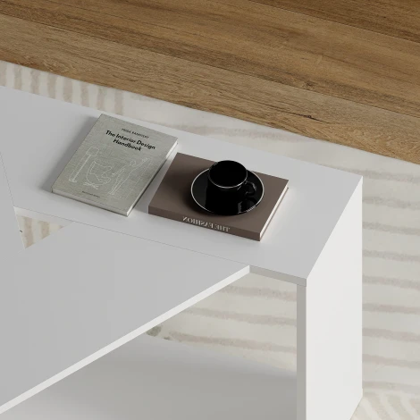 Стол журнальный TRIO COFFEE TABLE (Белый) LEVE