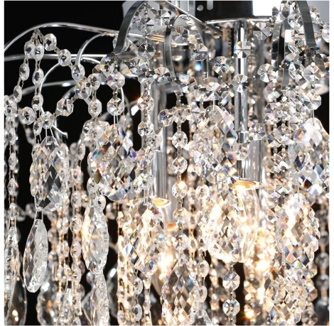 Потолочная люстра хрустальная с пультом De City Бриз 111014712