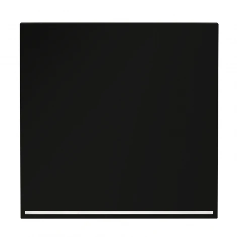 Клавиша для выключателя/переключателя одноклавишного с подсветкой Voltum S70 VLS000208 (черный матовый)