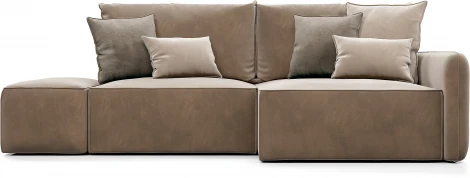 ПОРТЛЕНД Диван угловой с банкеткой бежевый D1 furniture арт.AAA41671001