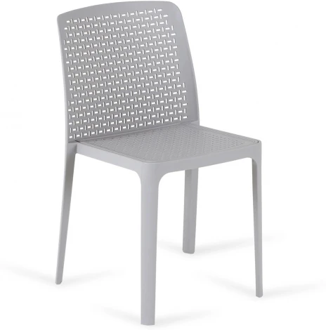 Стул уличный Bottega ОГОГО Обстановочка! (Пластик/Светло-серый) арт.926845