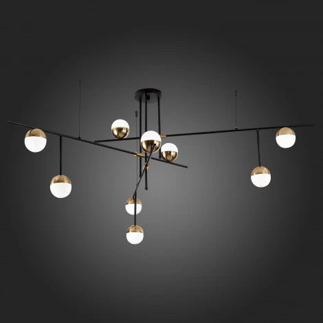 Потолочная люстра на штанге ST Luce Albero SL1507.422.09 (220V, на тросе, шарики, асимметрия)
