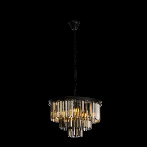 Подвесная люстра каскадная Loft IT Prism 10018/500C (220V, хрусталь, на цепи)