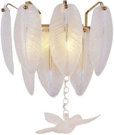 Настенный светильник Favourite Philomela 3054-2W (220V, листья, птички)