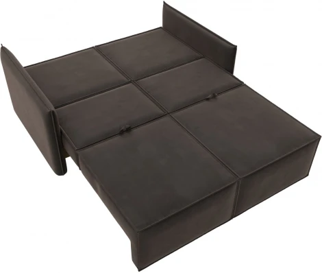 Диван прямой Либерти мини (Коричневый/Велюр) Лига Диванов арт.121897