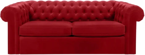 Диван Chesterfield ОГОГО (арт.344562), (Ткань/Бордовый)