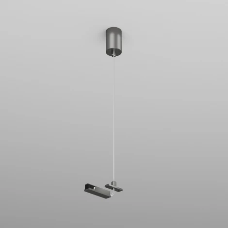 Подвод питания для подвесного монтажа трека Denkirs Shine Base TR5717-DN 48V 2м, темный никель
