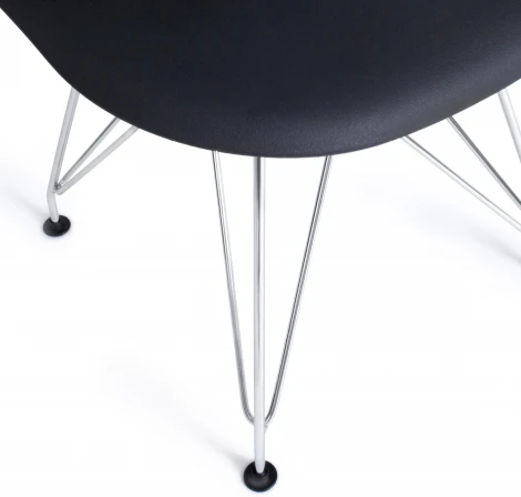 Обеденный стул Tetchair CINDY IRON CHAIR (EAMES) (Металл,Пластик/Черный) 15354