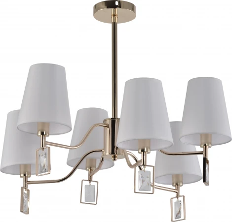 Потолочная люстра на штанге Rivoli Cristal 2095-306 (220V, подвески)