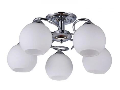 Потолочная люстра на штанге Omnilux 251 OML-25107-05 (220V, шарики)