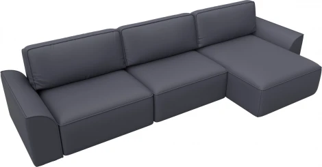 Диван угловой Лига-048 НПБ лонг Лига Диванов (Экокожа) арт.128498