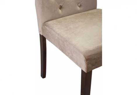 Обеденный стул Woodville Amelia dark walnut / fabric beige 11140
