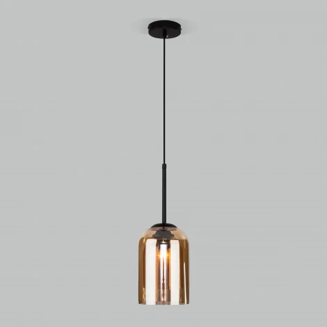 Умный подвесной светильник Eurosvet Ennio 50228/1 янтарный