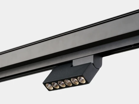 Трековый светильник светодиодный, магнитный, черный, 6Вт, 48V IP20 4000К Lumker SY-LINK SY-LINK-FL-BL-6-NW