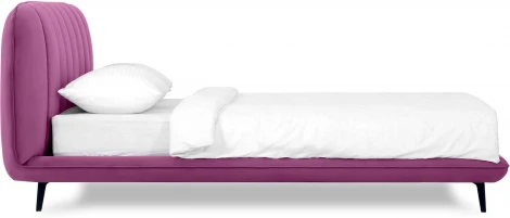 Кровать Amsterdam ОГОГО (арт.564364), (Велюр/Фиолетовый)