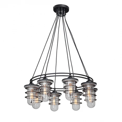 Подвесная люстра Vitaluce V5247/8 (220V, на проводе, круглые)