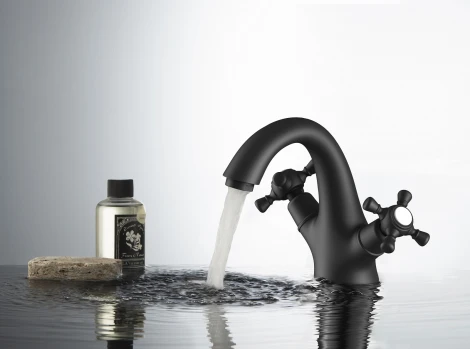 Смеситель Timo Nelson 1911/03F для раковины, черный