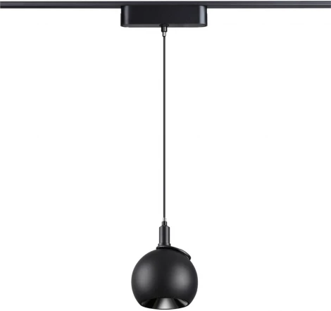 Трековый светильник Novotech Smal 359264 SHINO черный для низковольтного шинопровода IP20 LED 12W 48V 960Лм 3000К (шар)