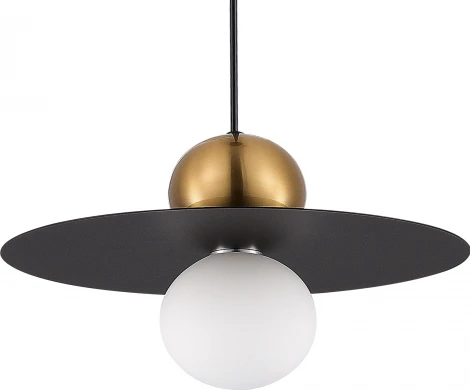 Подвесной светильник Evoluce Rizz SLE1257-433-01 Черный/Черный, Бронзовый G9 1*5W 4000K